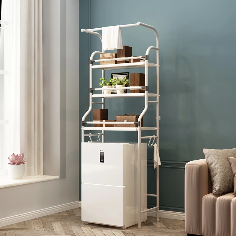 Wholesale folding Modern Design Metal 3 layer space saving bathroom organizer rack toilet rack shelf bathroom storage rack