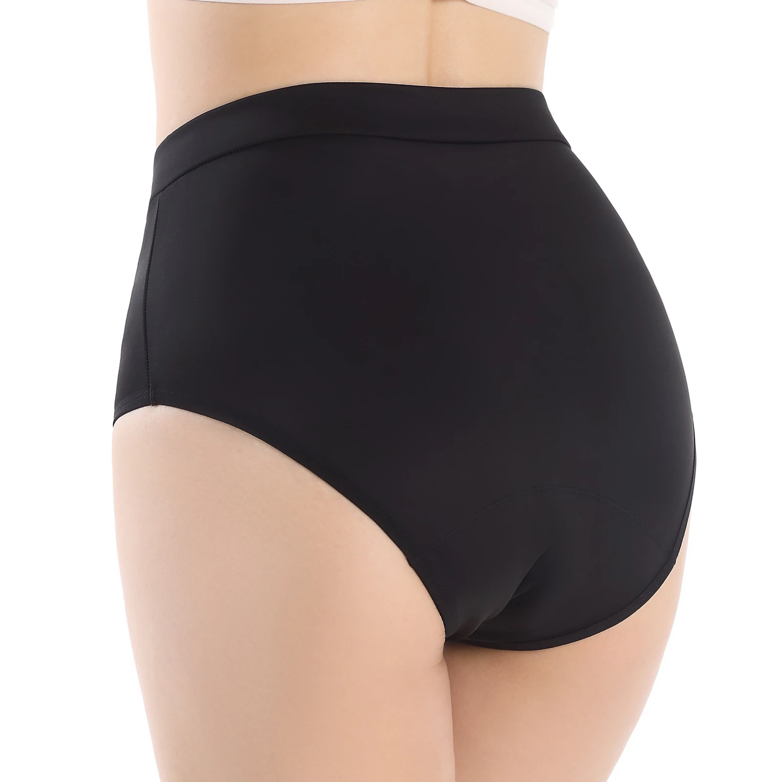 Shanhao Custom Girls Swimwear Womens Leakproof Swimming Trunks High Waist Waterproof Menstrual Period Leakproof Swimwear