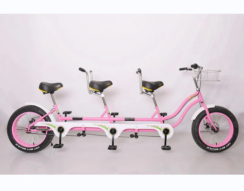 New style two people bicycle tandem bike bicycle Factory direct Sightseeing double Adult bicycle tandem electric bike