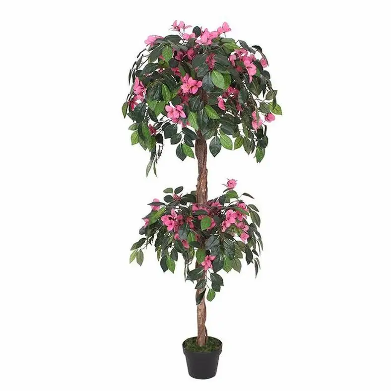 Artificial Fake Tree Plants Simulation Led Leaves And Flowers Green Wall Tall Faux Olive For Indoor Olive Artificial Plant Drops