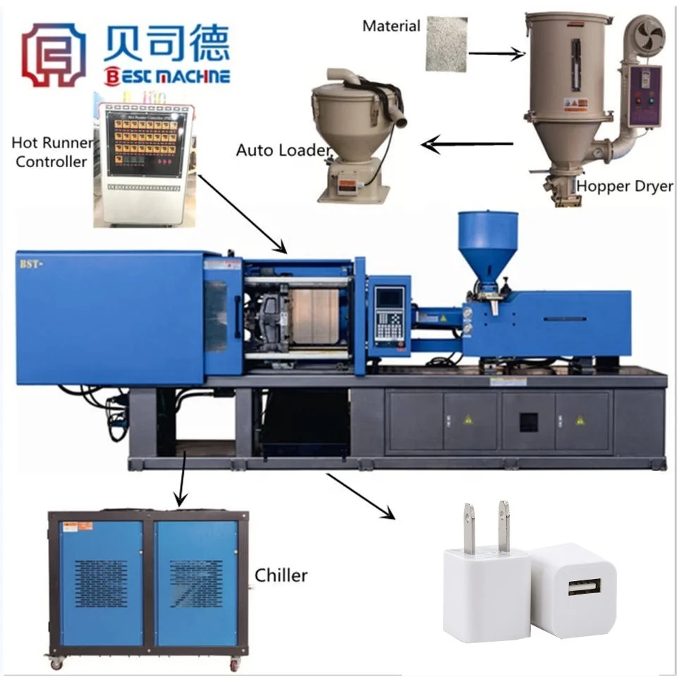 BST-1400A Automatic Plastic Switch And Socket Making Machine Sockets Injection Molding Machine