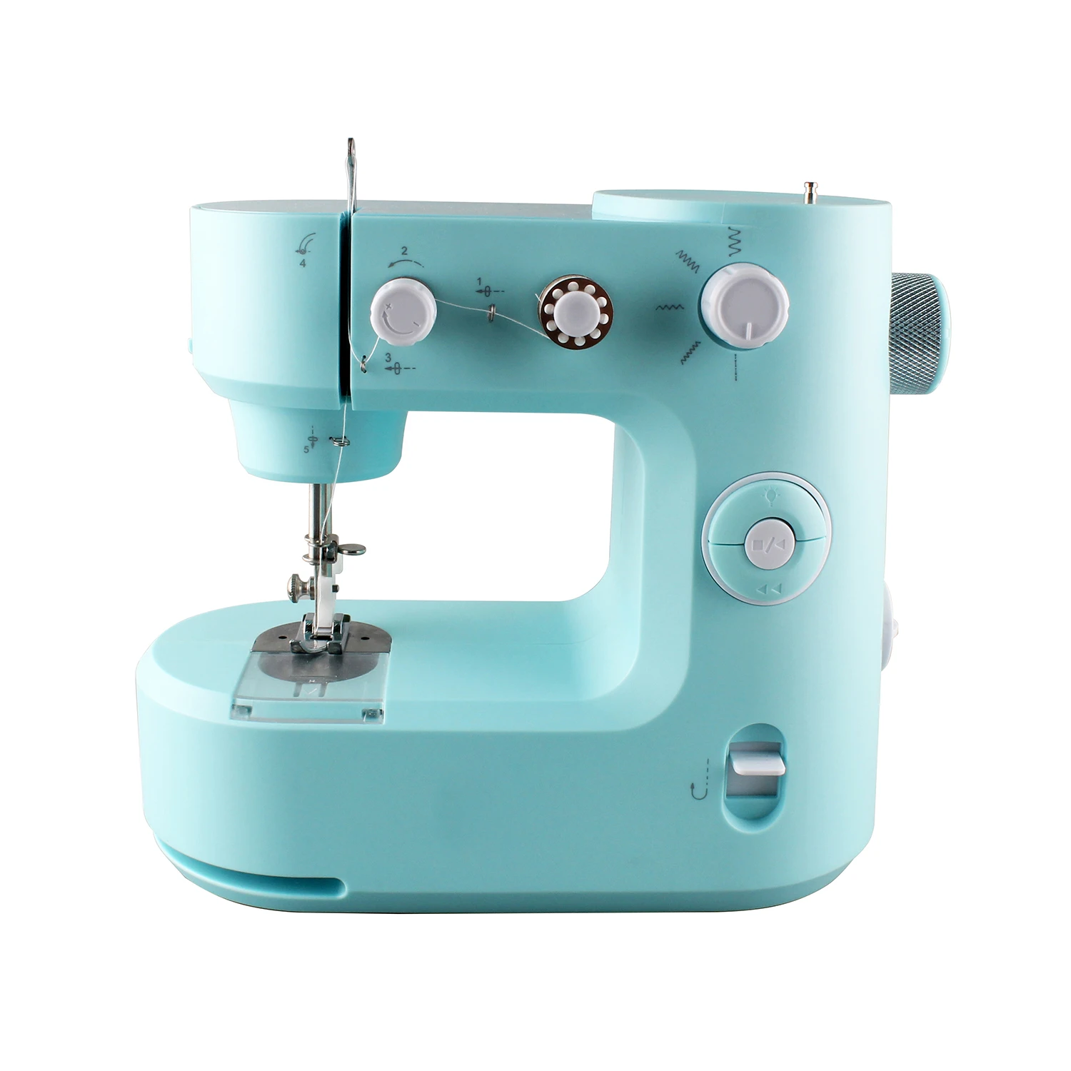 VOF FHSM-398 Новый портативный Электрический ткань форма педаль Вышивание пошив машины для синтетического волокна цена mquina de coser