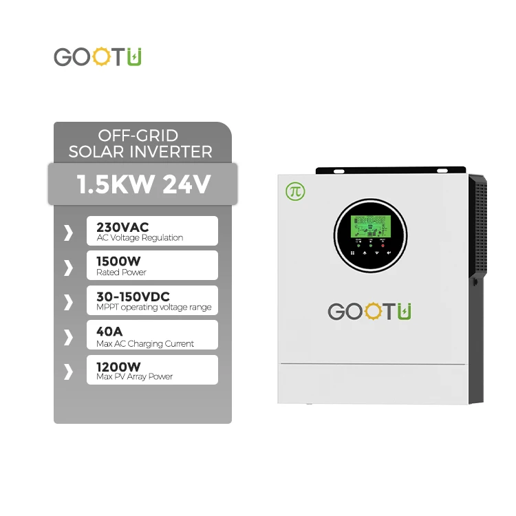 Goodu 1 кВт 5 2 12 В 24 солнечная энергия чистый синусоидальный Солнечный инвертор
