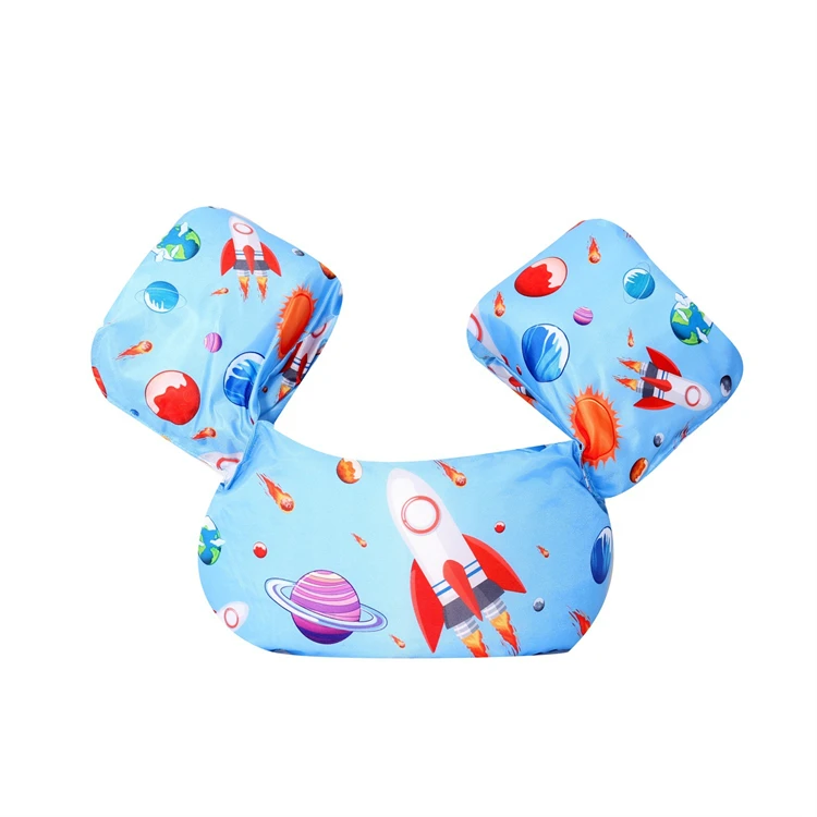 2023 hot sale Factory price in stock can be customized printing adjustable belt  children learn to swim buoyancy vest
