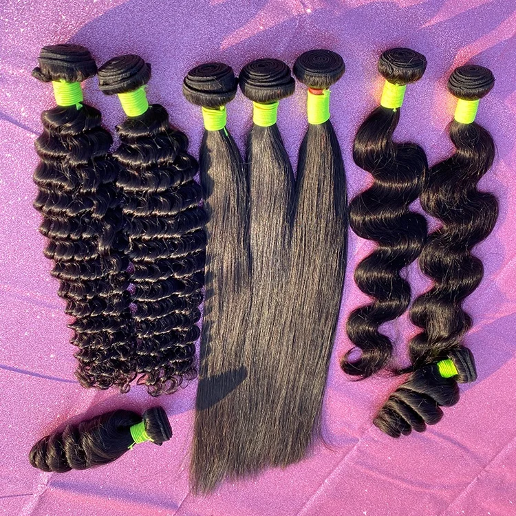 
Raw Indian Cuticle Aligned Hair,100% Human Hair Vendor Wholesale,hair Weave Extension Bundles 