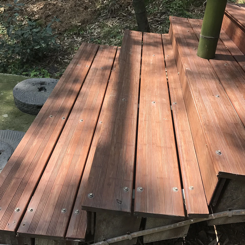 
ECO forest bamboo outdoor waterproof floor high resistance strand woven bamboo flooring 