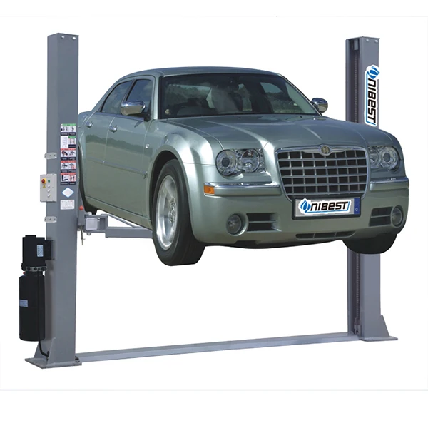 Auto two post lift home garage 2 post car lift electric lock two part arms 2 post car lift ramp