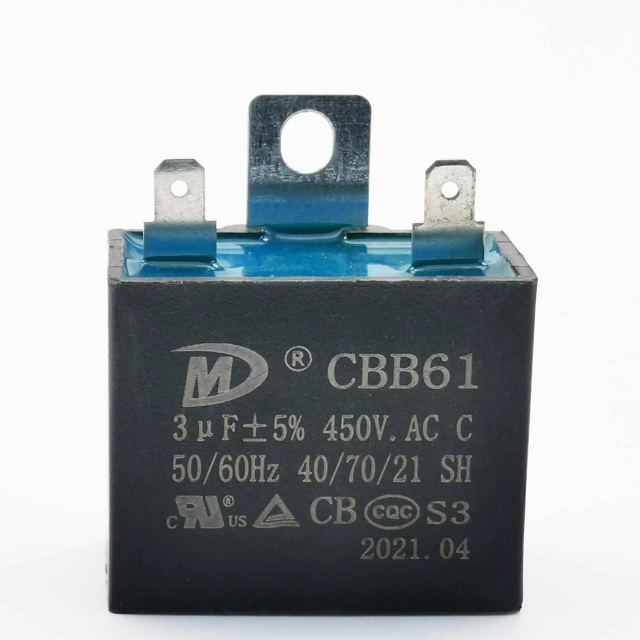 wholesale price 4uf 250v CBB61 AC starting electrolytic capacitors with terminal