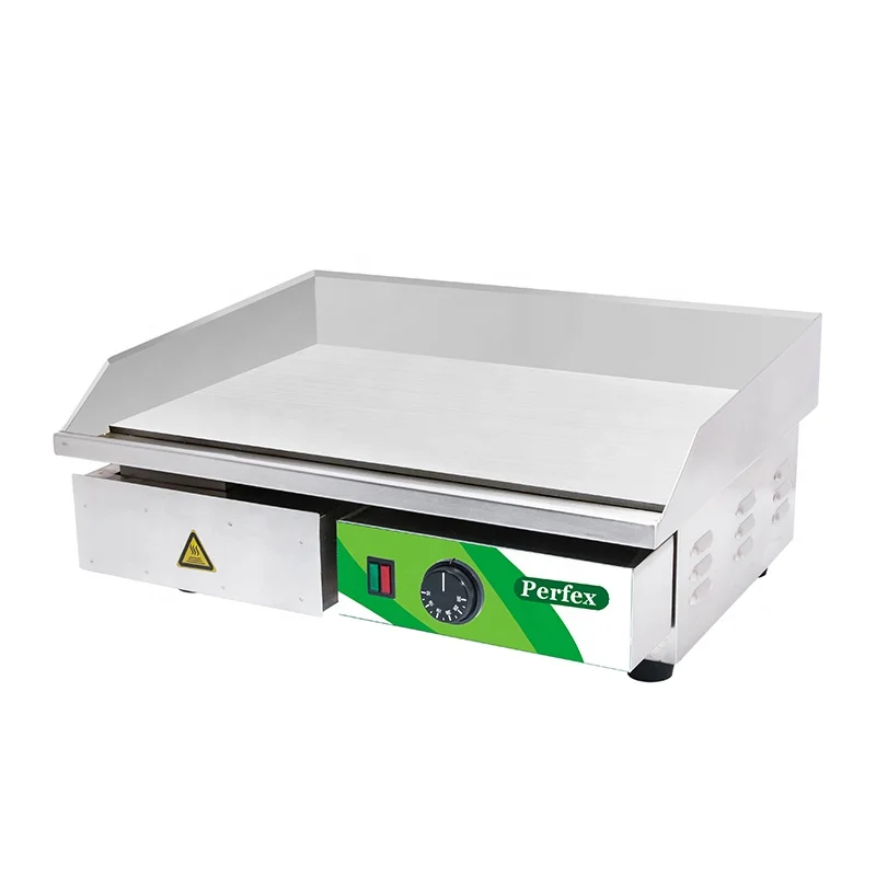 Electric plancha grill gas cook top commercial using electric griddle