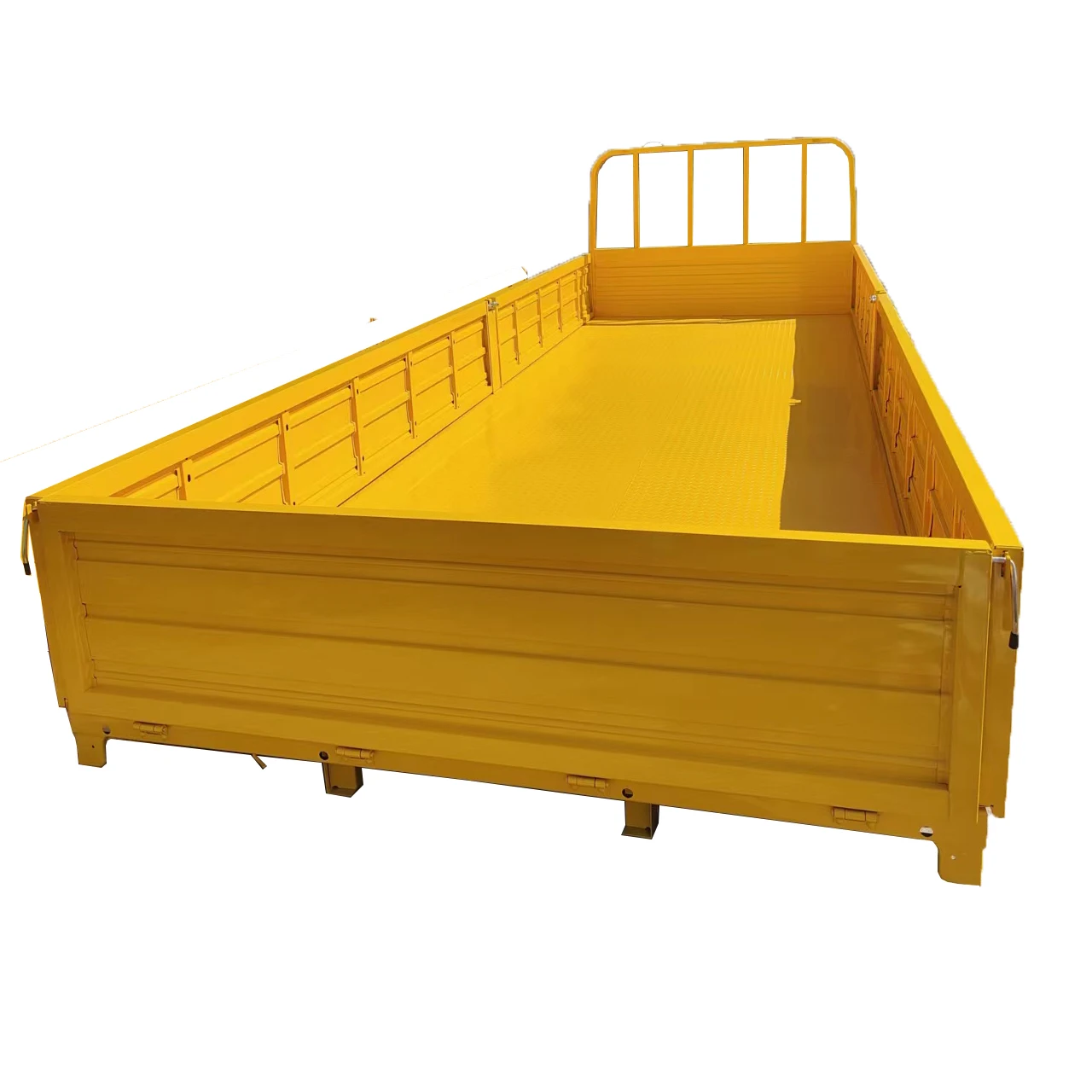 flatbed delivery truck box light weight drop side van box truck bodies whole sale