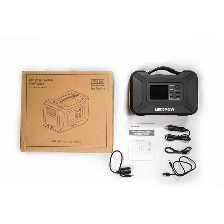 Hot Selling Home Outdoor Camping Power Station 300w Rechargeable Light Weight Mobile Power Station