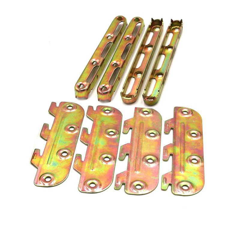 Bed Bracket Wood Bed Accessories of Bed Hinge and Metal128mm Length Furniture Hinge Steel with Zinc Plated