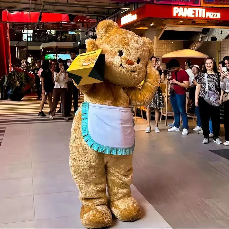 custom butter bear mascot costume transportadora para cat mascot teddy bear mascot costume