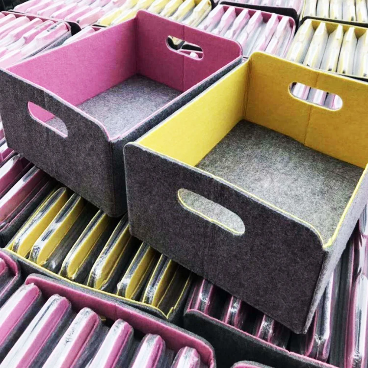 Storage Baskets Shelf Bins Organizer Felt Box For For Kids Toys Magazine Books Clothes