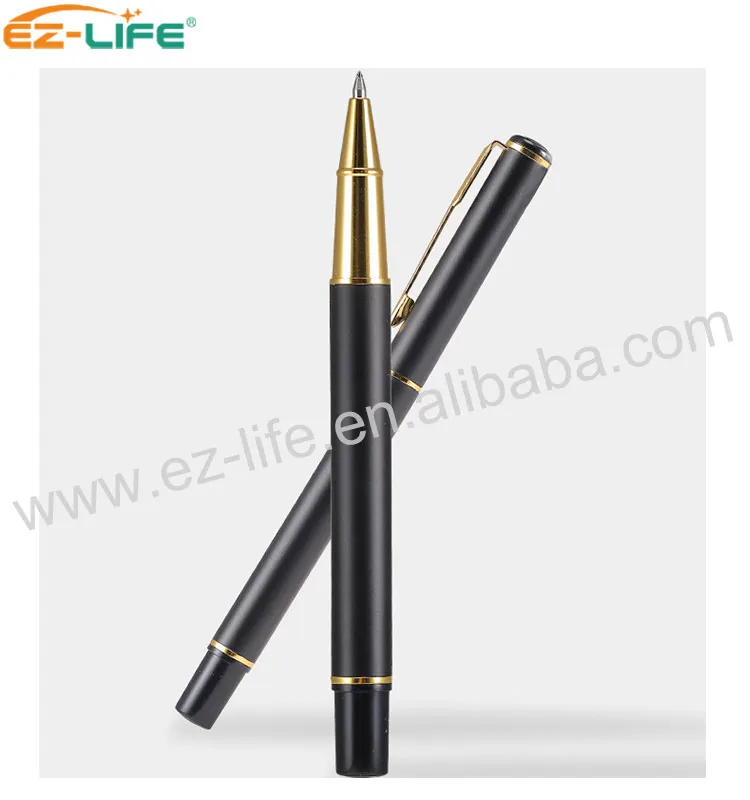 Hot sale Exquisite portable Metal Roller ball pen business custom logo gift Printing Gel pen for promotion