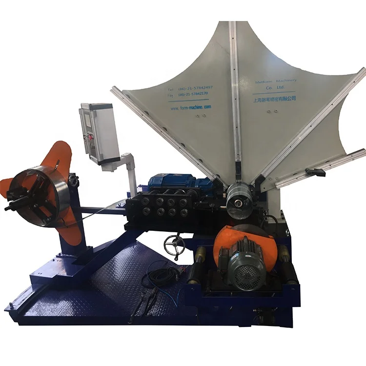 Spiro steel pipe and tube making machine