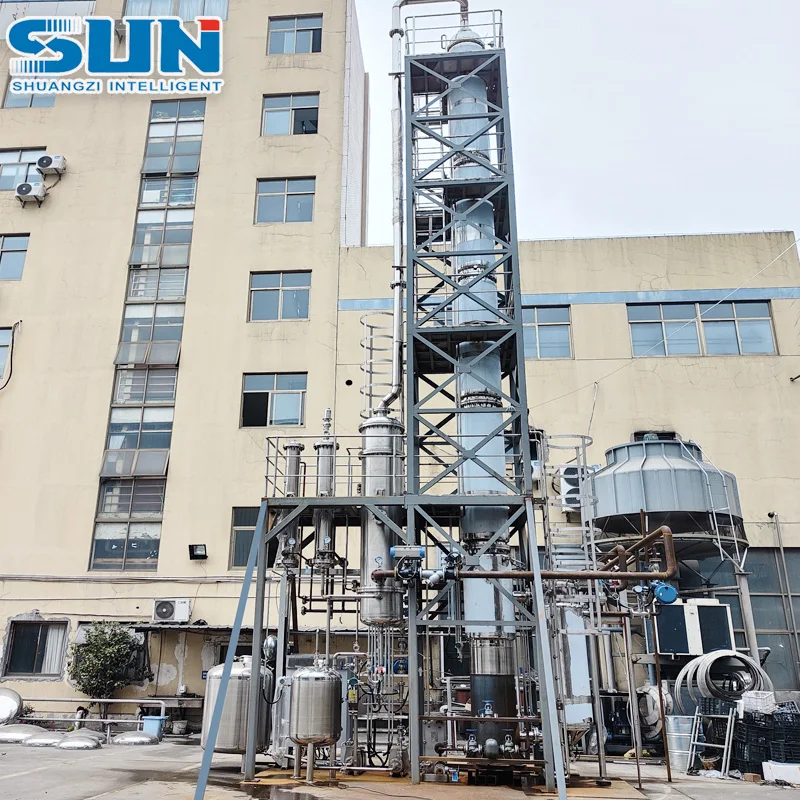 Solvent Recovery Machine Distillation Evaporation System For Alcohol