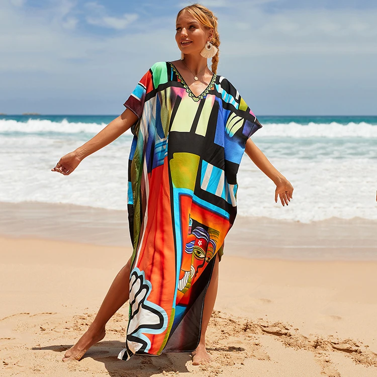 Muslim Middle East Pure Cotton And Hemp Dresses Caftan Moroccan Kaftans Dubai