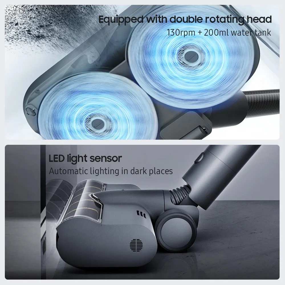 Dreame V16S Cordless Handheld Vacuum Cleaner 210AW Large Suction Carpet Cleaning Tool Smart Vacuum Cleaner