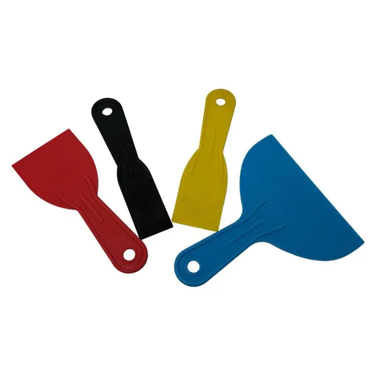 Custom Red Color Flexible 76mm PP Putty Knife Paint Putty Knife Scraper Paint Scraper
