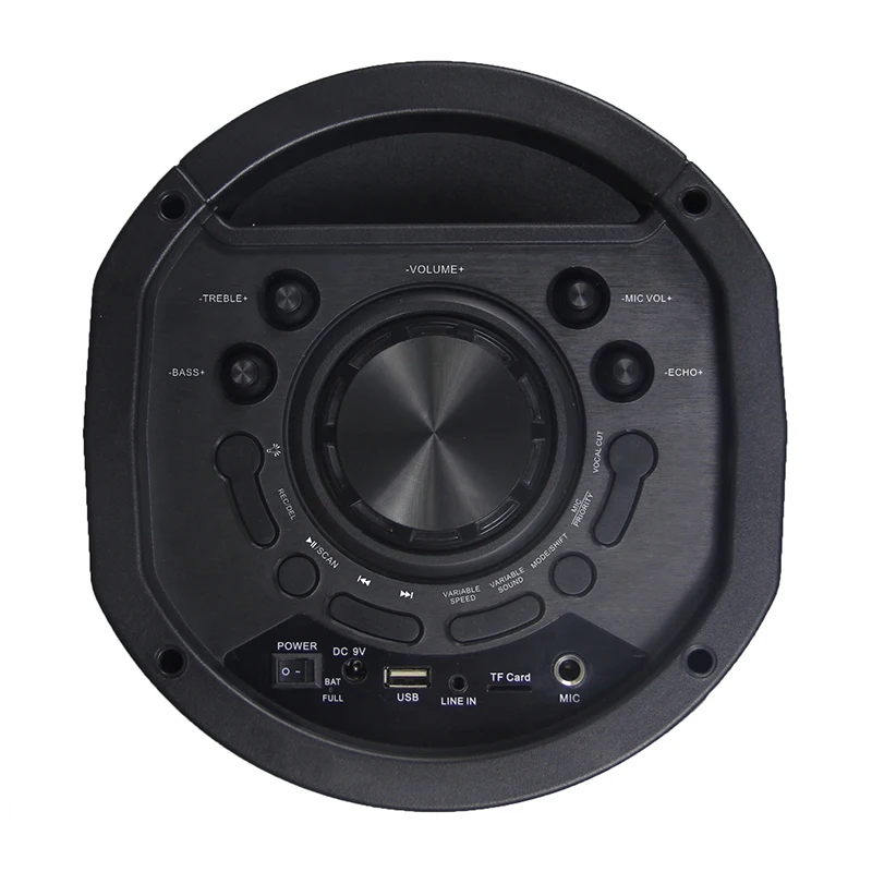 BT karaoke Dj Party speakers bluetooth Deluxe Wireless Led Light Speakers Party box DJ Bass Outdoor subwoofer speaker Boombox