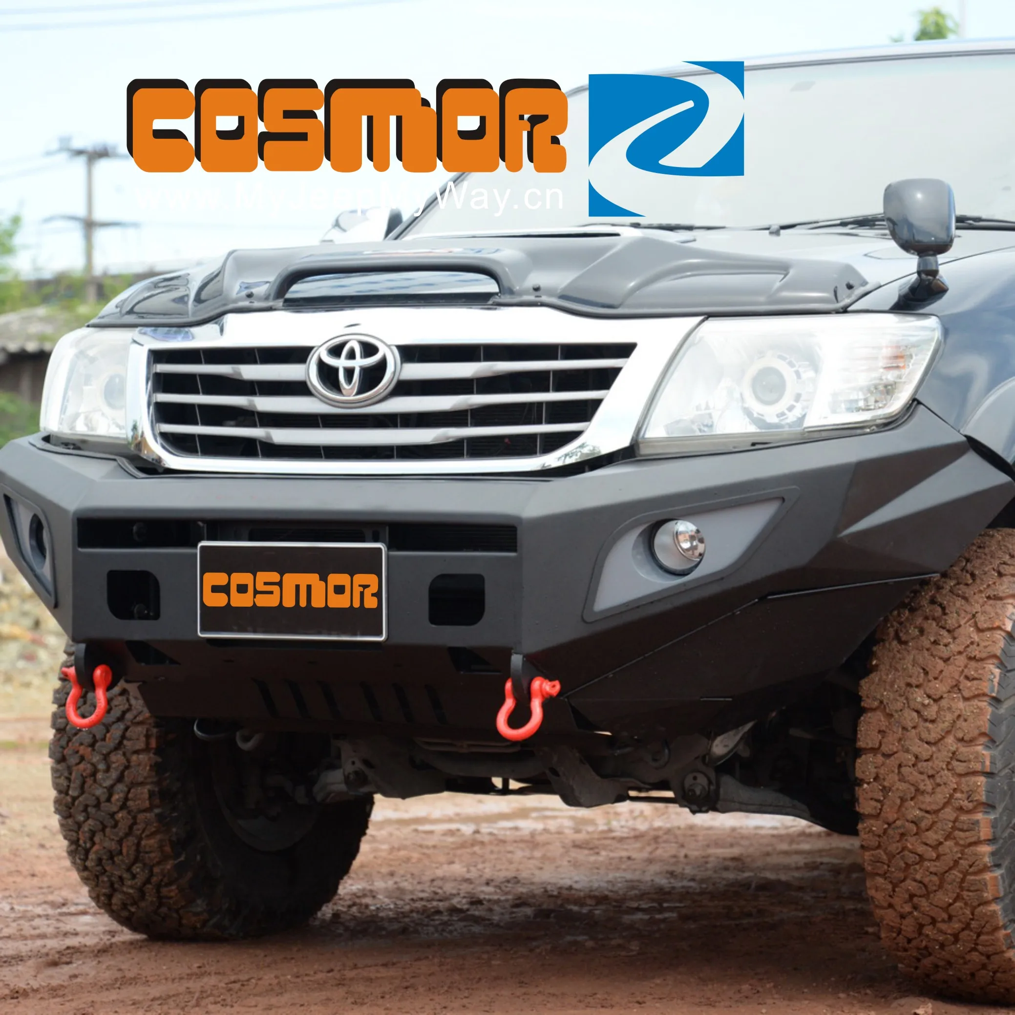 Стальной передний бампер для Toyota Hilux