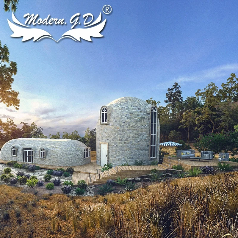 Insulated Graphene EPS Prefabricated dome  residential House