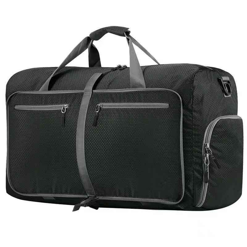 Custom Lightweight Gym bag Foldable men women Travel sports fitnesss Bag waterproof Duffle Bag With Shoe Compartment