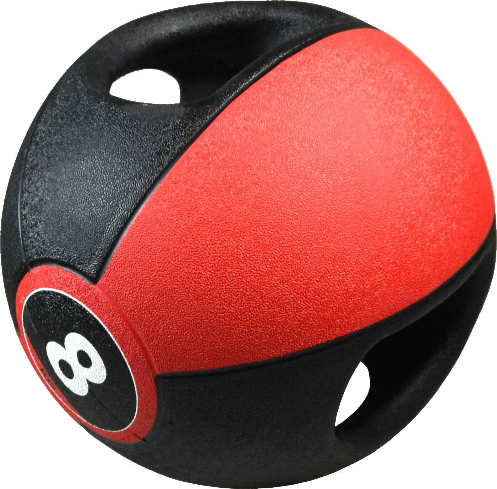  Нескользящий Резиновый медицинский мяч Medball с двумя ручками для функциональной тренировки и
