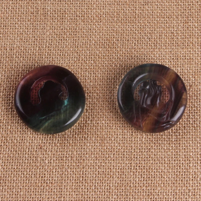 Competitive Price Colorful Fashion natural fluorite Pearl pendant