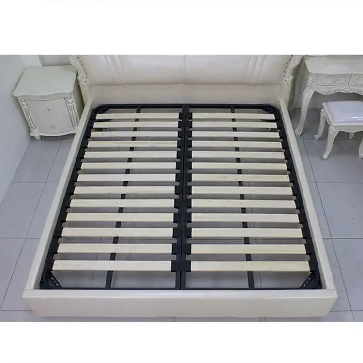 knock down iron metal Structure Hot sale Strength wooden slats folding bed frame