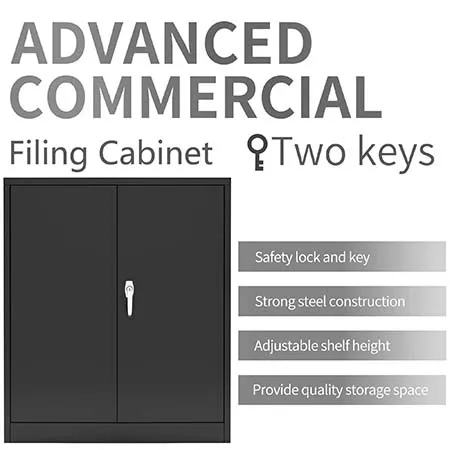 Steel Storage Cabinet Metal Steel Cabinet 2 Door Storage Cabinet with adjustable shelves