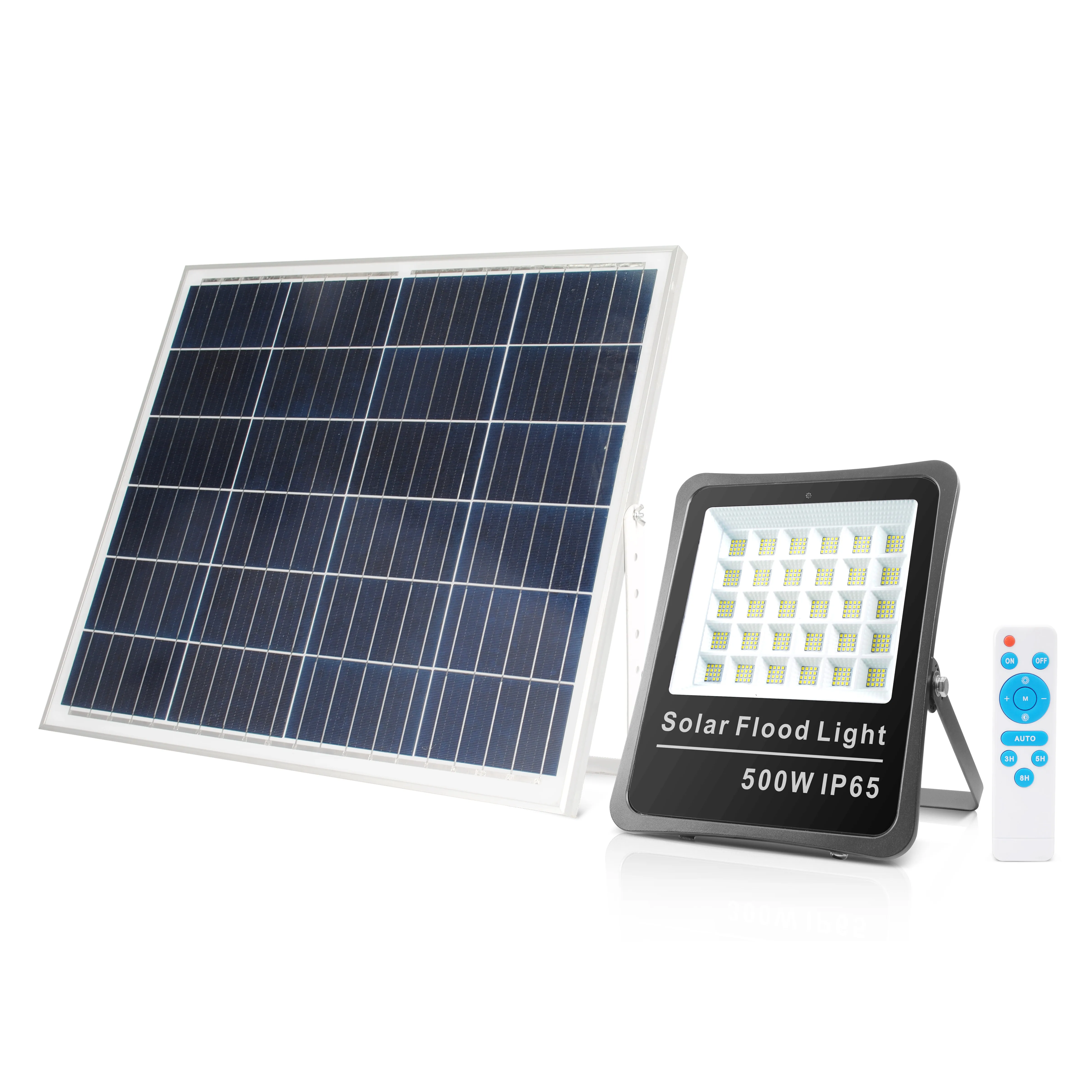 100 W Solar Spotlight  LED White 6000 K Solar Lamps for Outdoor Use IP65 with Remote Controlled LED Spotlight