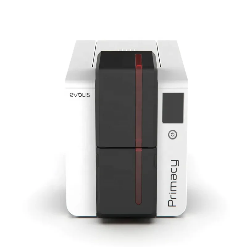 Original Evolis Primacy 2 Duplex Dual Sided Plastic PVC ID Card Printer for Government