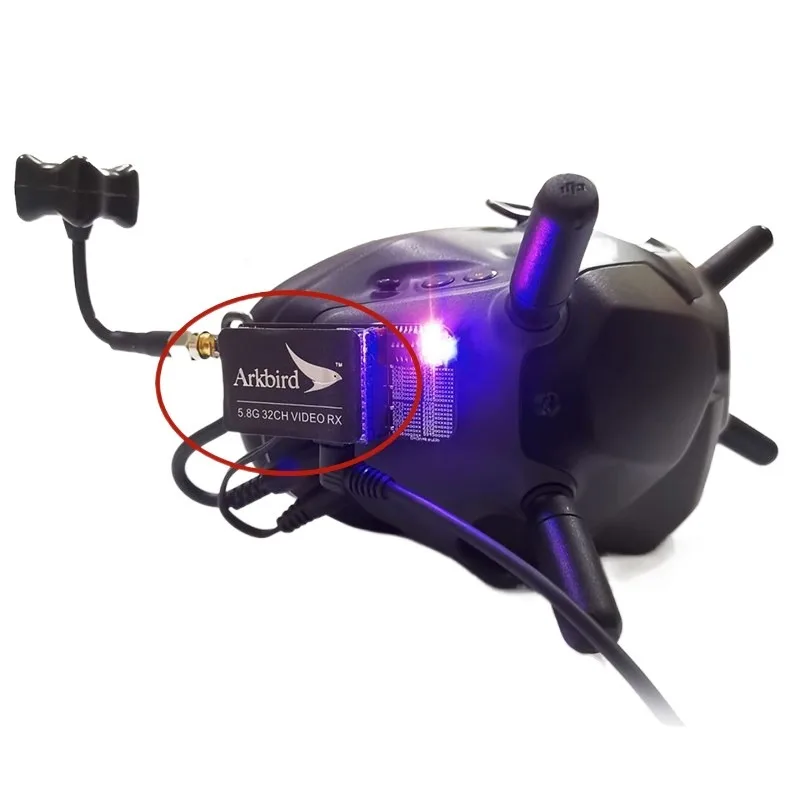 DJI Glasses HD Signal to Analog Signal Modle Arkbird 5.8G 32CH Image transmitter Receiver for DJI Video Glasses Fat Shark