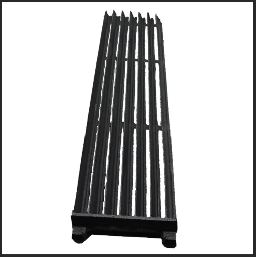 heavy-duty cast iron grates with special drainage channels char broilers Slanted cooking surface