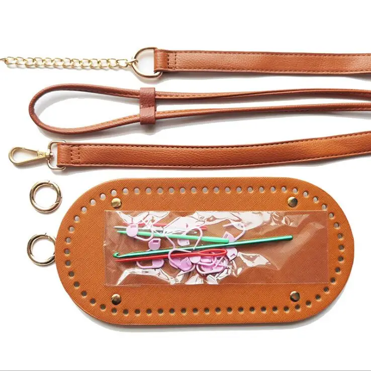 DIY Leather Bucket Bag kit,Handmade Crossbody Bag,leather bag bottom cover accessory for making bags in stock