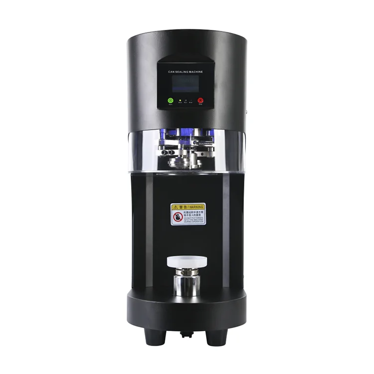 Automatic plastic pet aluminum tin beer drink cans sealing machine for sale
