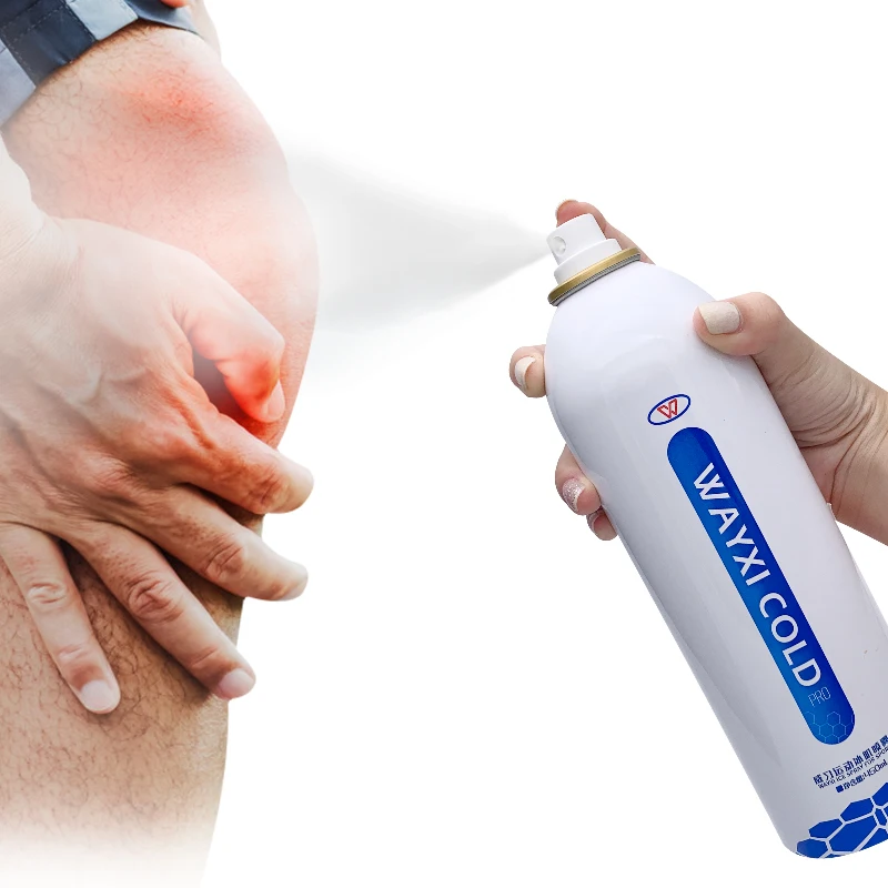 Factory Direct Delivery Best Instant Cooling Freeze Feet Muscle Sore Pain Relief Freezing Spray Ice Spray for Accidents Marathon