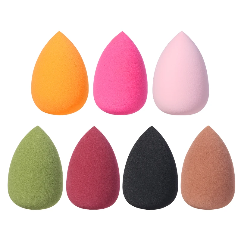 OEM Mulit Color And Shape Latex Free Makeup Sponge No Package High Definition Foundation Beauty Egg Make Up Sponges Blender