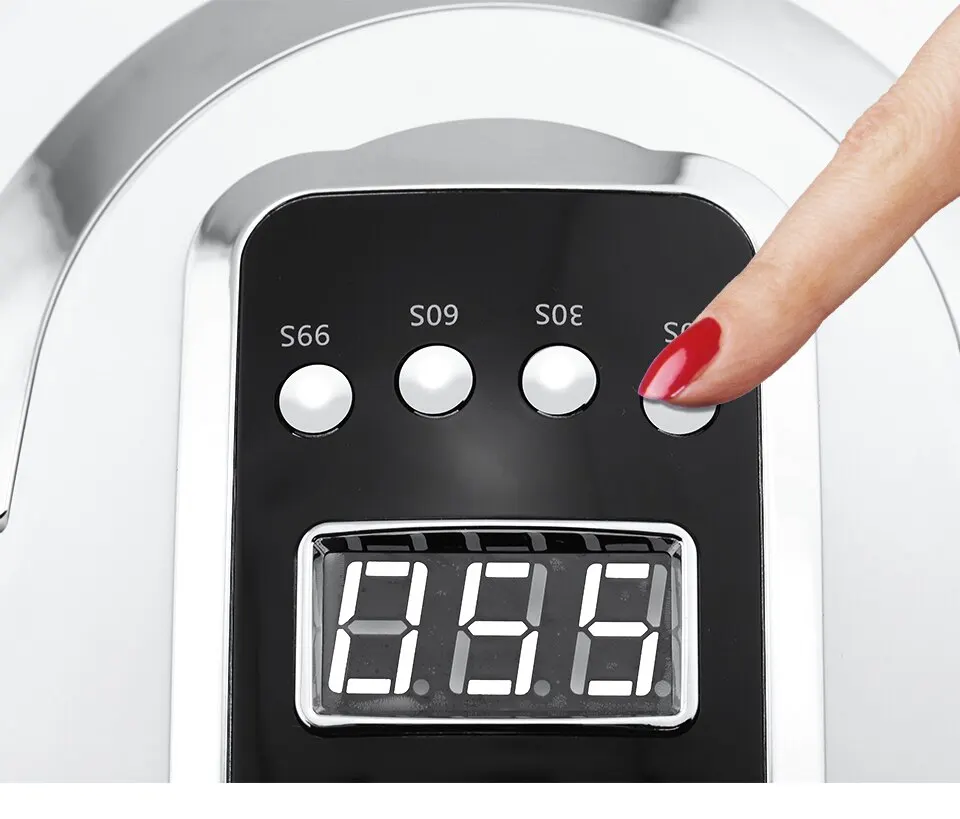 2024 Newest Powerful 66LEDs UV LED Nail Lamp for Drying Nail Gel Polish Portable Design With Smart Sensor Professional Nail Lamp