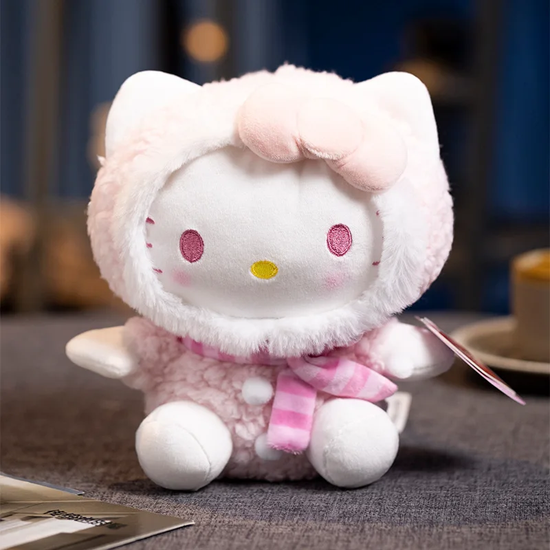 Hooded full fabric pocket doll Soft velvet words printing toy jumper jersey animal toy