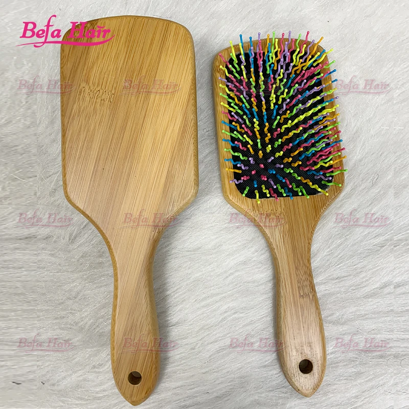 Wholesale Price Wooden Massage Comb Hairbrush Acetate Wide Tooth Comb Airbag Comb