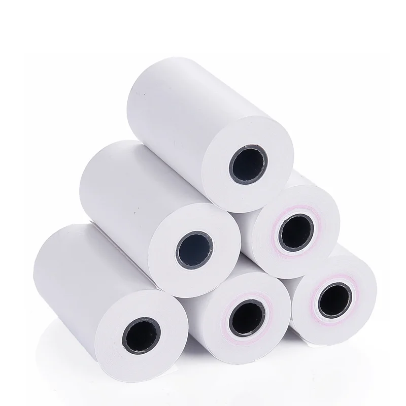 Custom pos thermal paper till rolls thermal kitchen printer paper thermal paper parking ticket