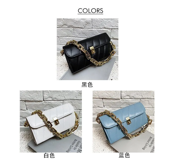 
New Style Vintage Flap Lock Classic Women Bags Casual Leather Shoulder Bags Clutch Crossbody Bag Handbag Messenger 