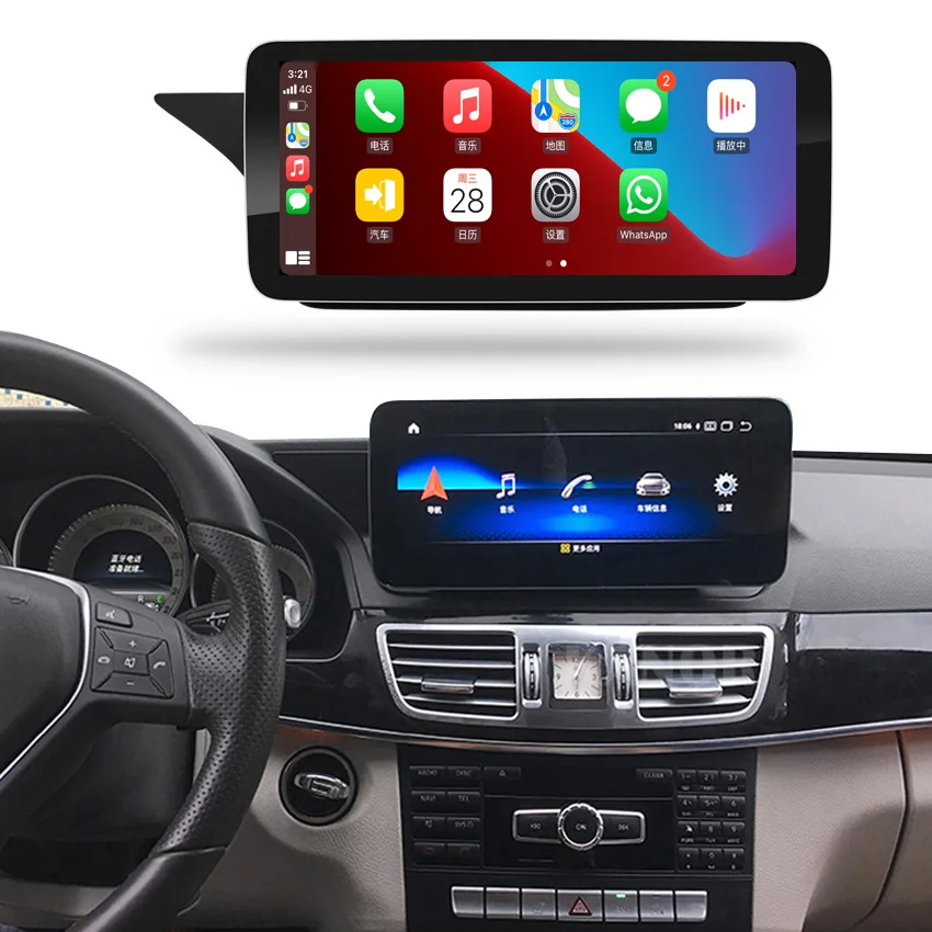  Экран для приборной панели mercedes benz E Class E250 E200 E300 E350 E400 10 25 дюйма Android 0 4 Гб ОЗУ 64