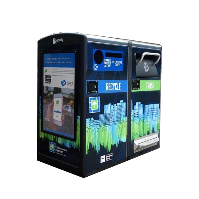 Customized Outdoor Decorative Recycling Trash Container Bin