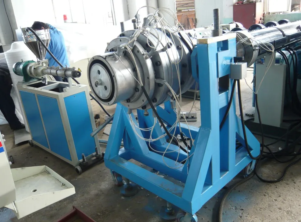 Plastic HDPE PE PP Pipe Extrusion Making Machine Fully Automatic 20-110mm PPR Pipe Production Line