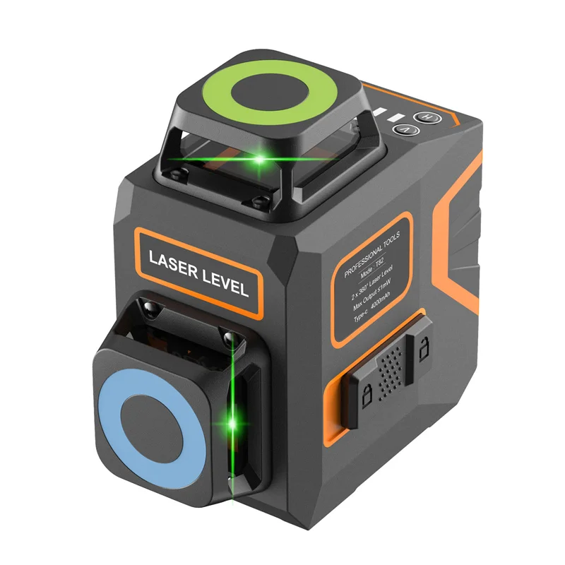 NORM OEM ODM  laser level 8 lines 360 Degree Green Beam Vertical Horizontal rotary laser 3d level