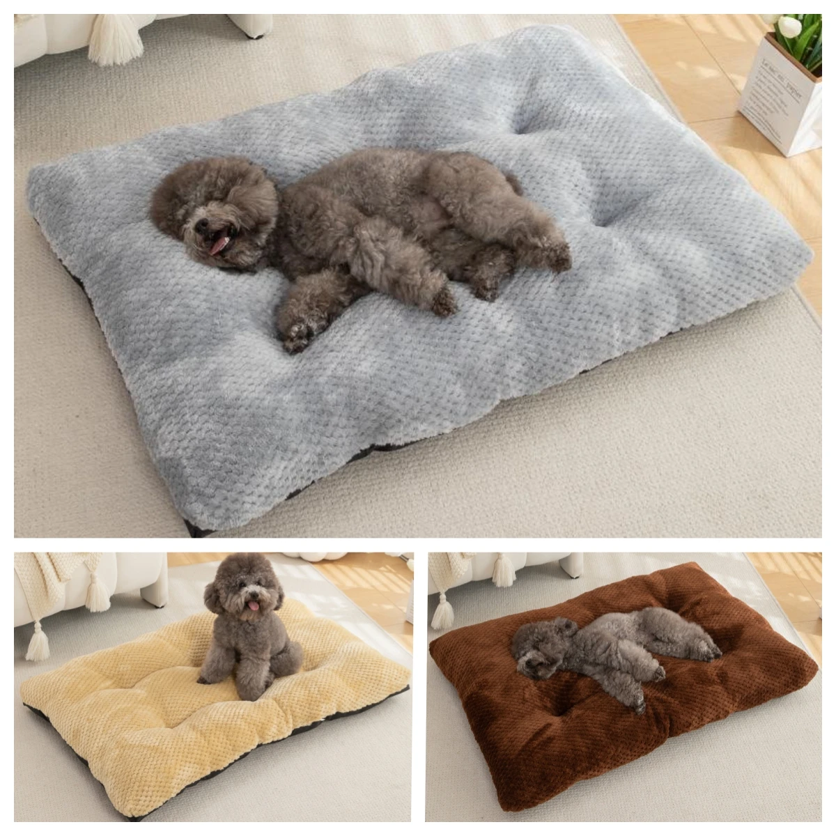 BOFA Custom Alfombra de mascota dog cat Sleeping Carpet Washable Anti-Slip pet Floor Mat pet pad for Dogs and Cats